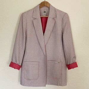 Anne Klein Open Front Blazer Jacket | Size L